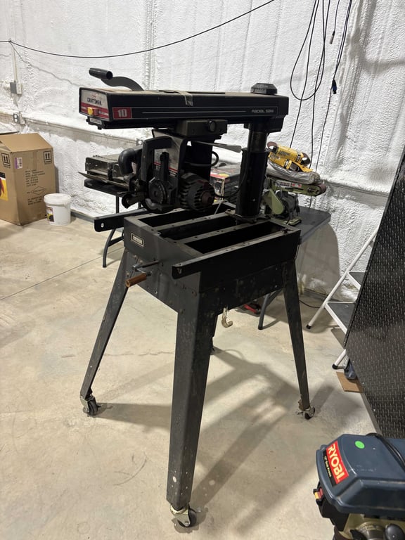 Craftsman Portable 10" Radial Saw - Image 6