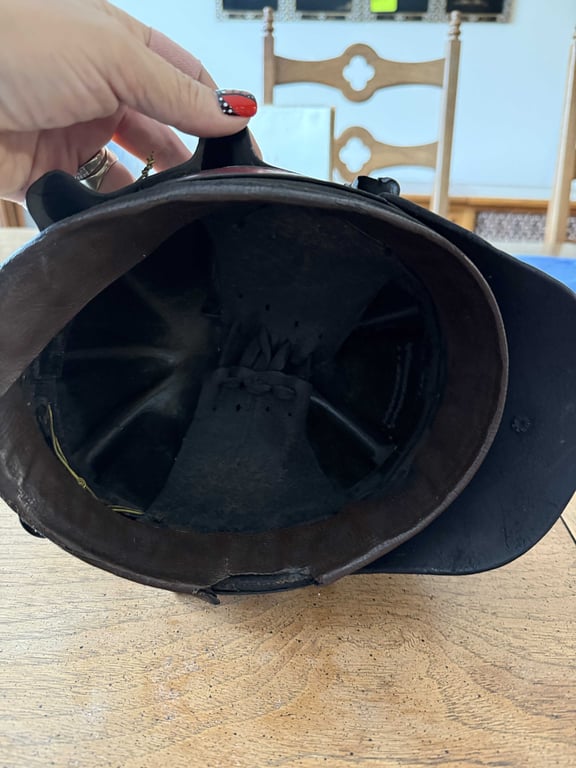 VTG "TURTLE SHELL" COAL MINERS HELMET - Image 3