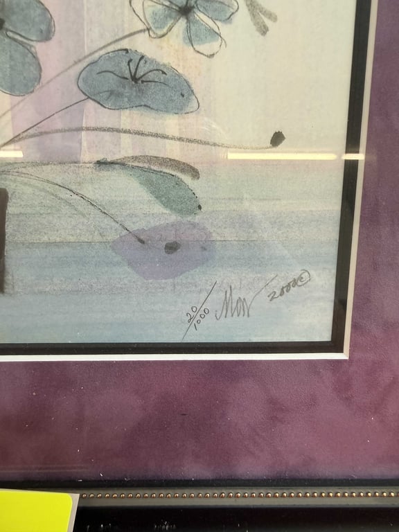 P BUCKLEY MOSS "PURPLE PASSION" SIGNED & #'D 20/1000 - Image 2
