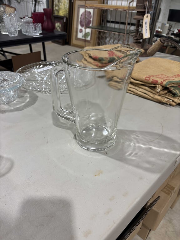 Pressed Glass Pitcher