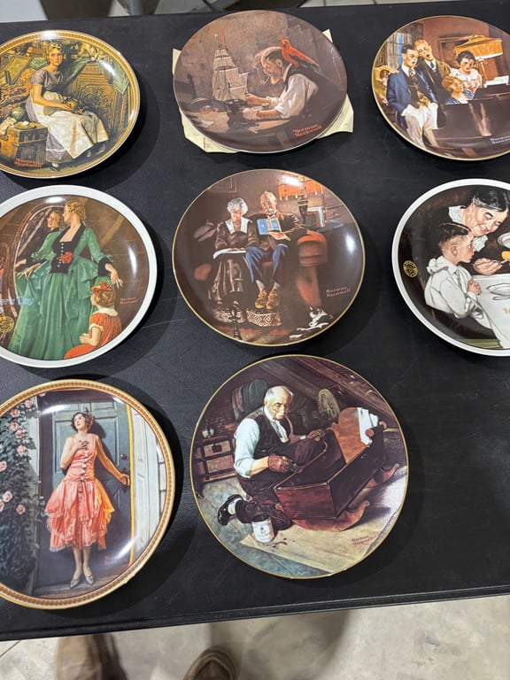 11 Norman Rockwell Plates - Image 5