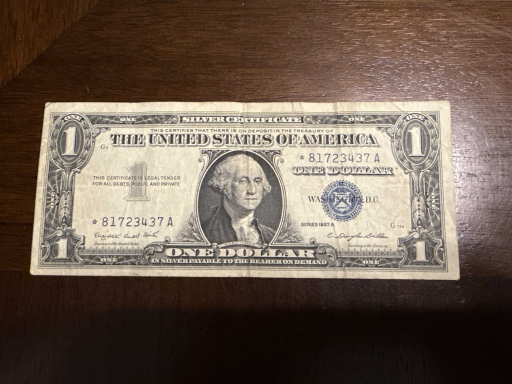 1957 A $1.00 Star Note