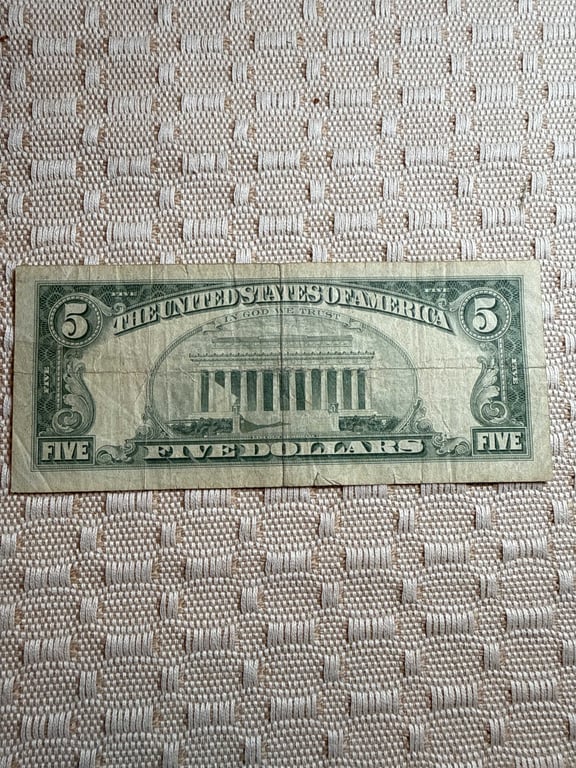 1963 $5.00 Red Seal - Image 2