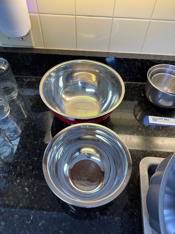 2 pc red mixing bowl set - Image 2