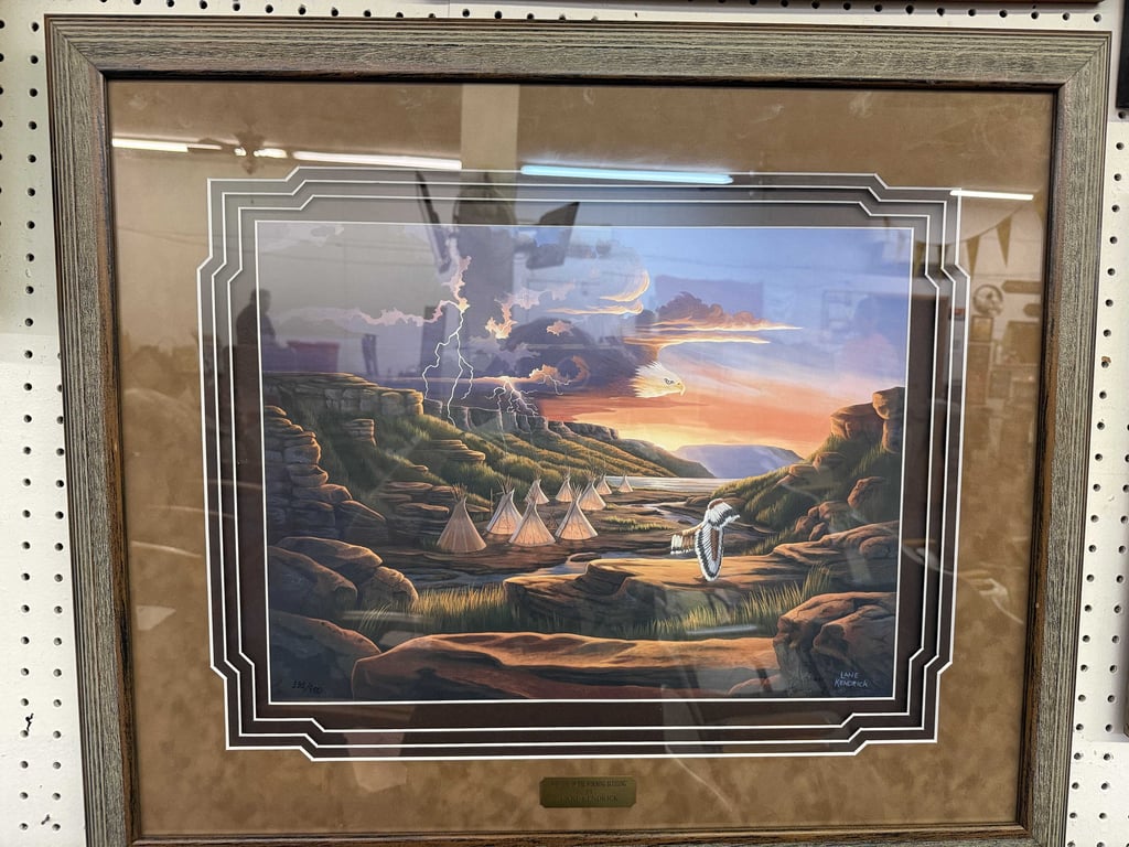 "CALLING OF THE MORNING BLESSING" FRAMED PRINT