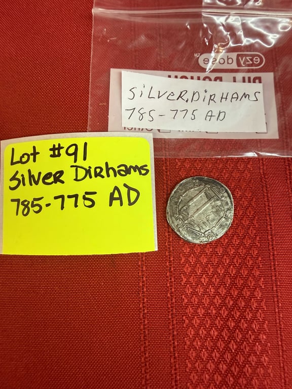 SILVER DIRHAMS 785-775 AD