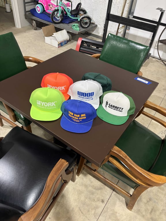 6 new vintage caps