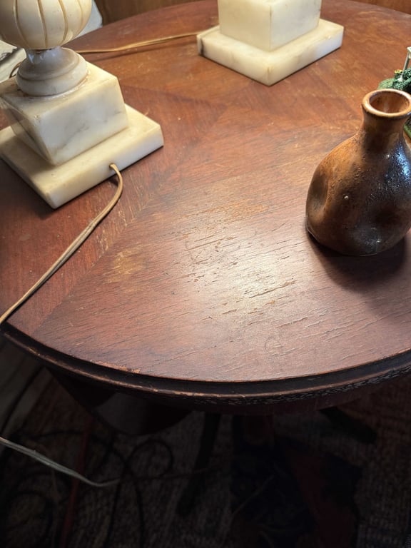 VTG MAHOGANY ACCENT TABLE - Image 2