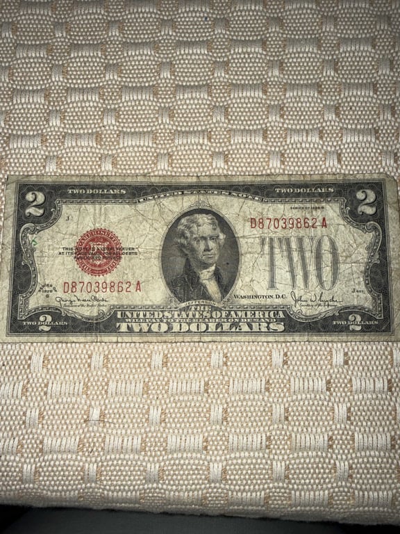 1928 G $2.00 Red Seal