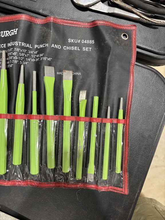 Pittsburgh 12 pc punch & chisel set - Image 3