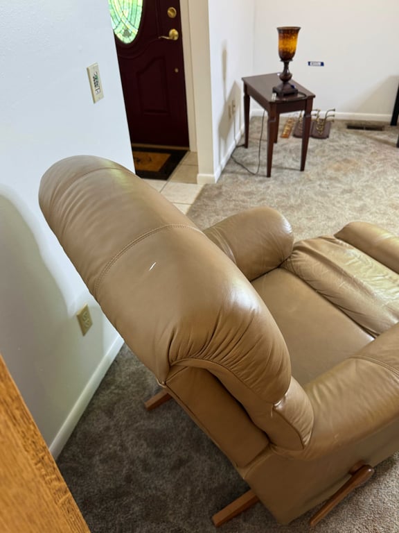 3 pc La-Z-Boy leather living room set - Image 15