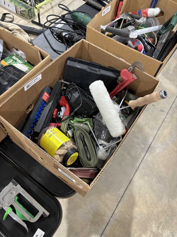 Box of Misc Tools