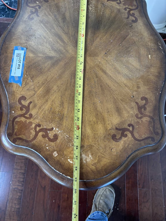 Wooden Ornate Bedside Table - Image 6