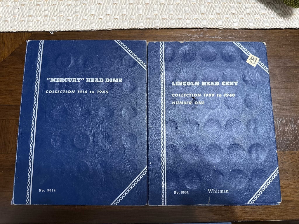 Mercury Dime and Lincoln Cent Books