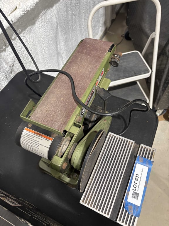 Central Machinery Belt & Disc Sander - Image 3