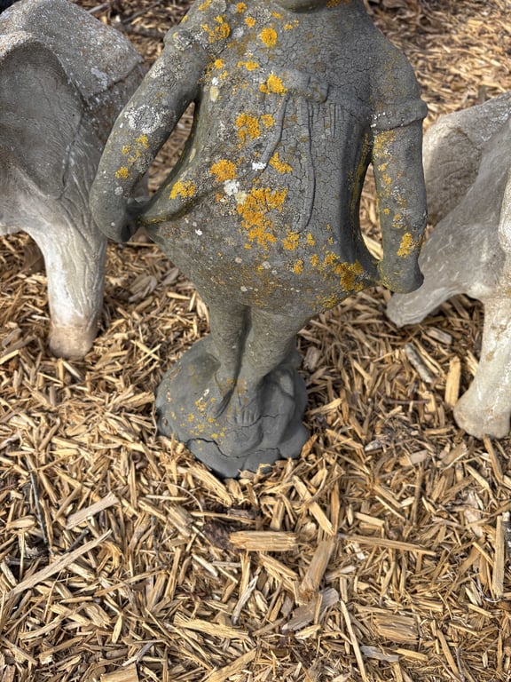 Concrete Elephants and Statue - Image 8