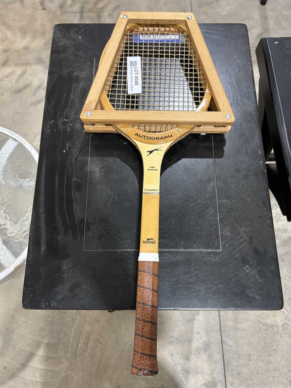 Antique tennis racket
