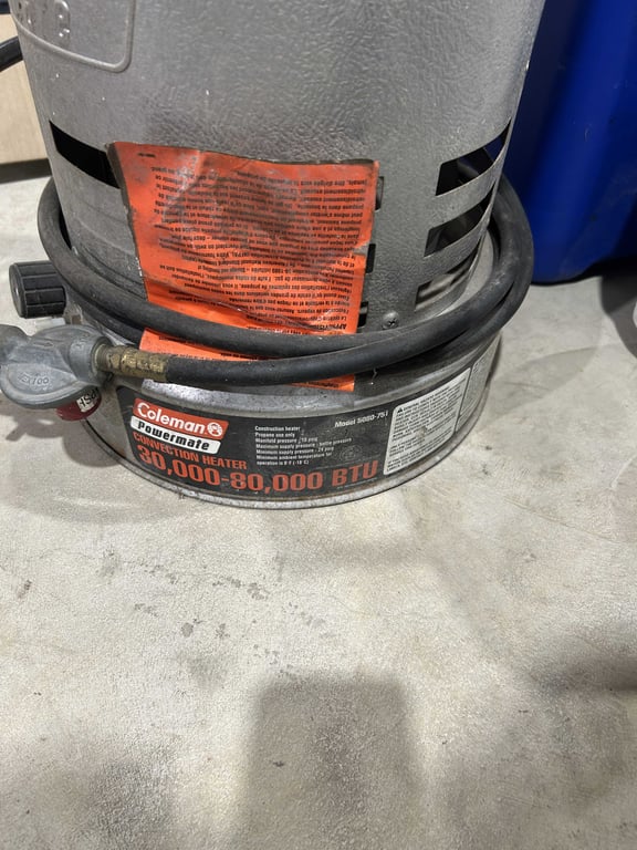 Coleman Powermate 30,000BTU propane heater - Image 3