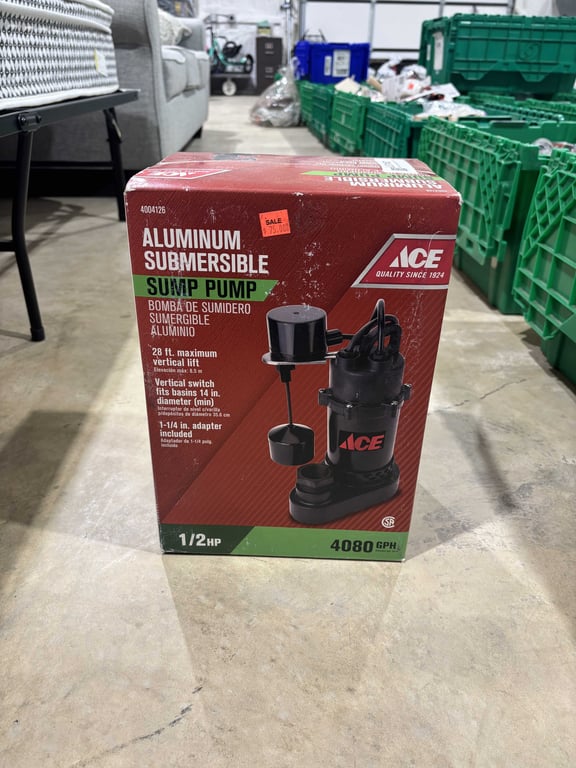 Aluminum Submersible Sump Pump
