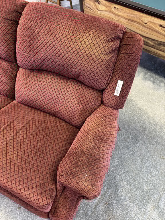 Red Couch and Red Love Seat - Image 2