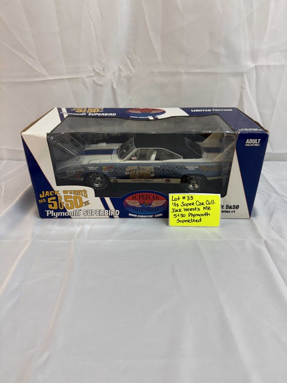 1:18 SUPERCAR COLL. JACK WERST'S MR 5&50 PLYMOUTH SUPERBIRD