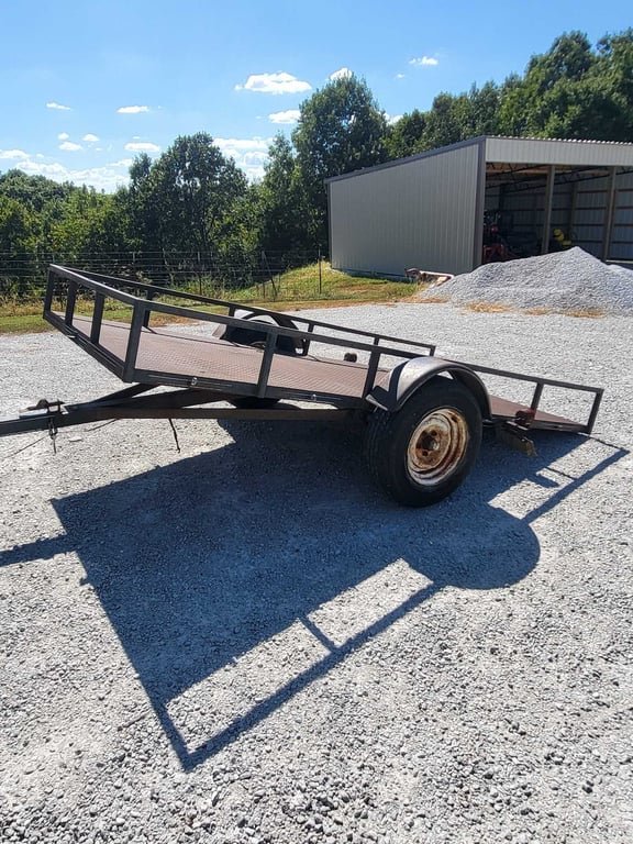 5 x 10 steel floor tilt trailer - Image 4