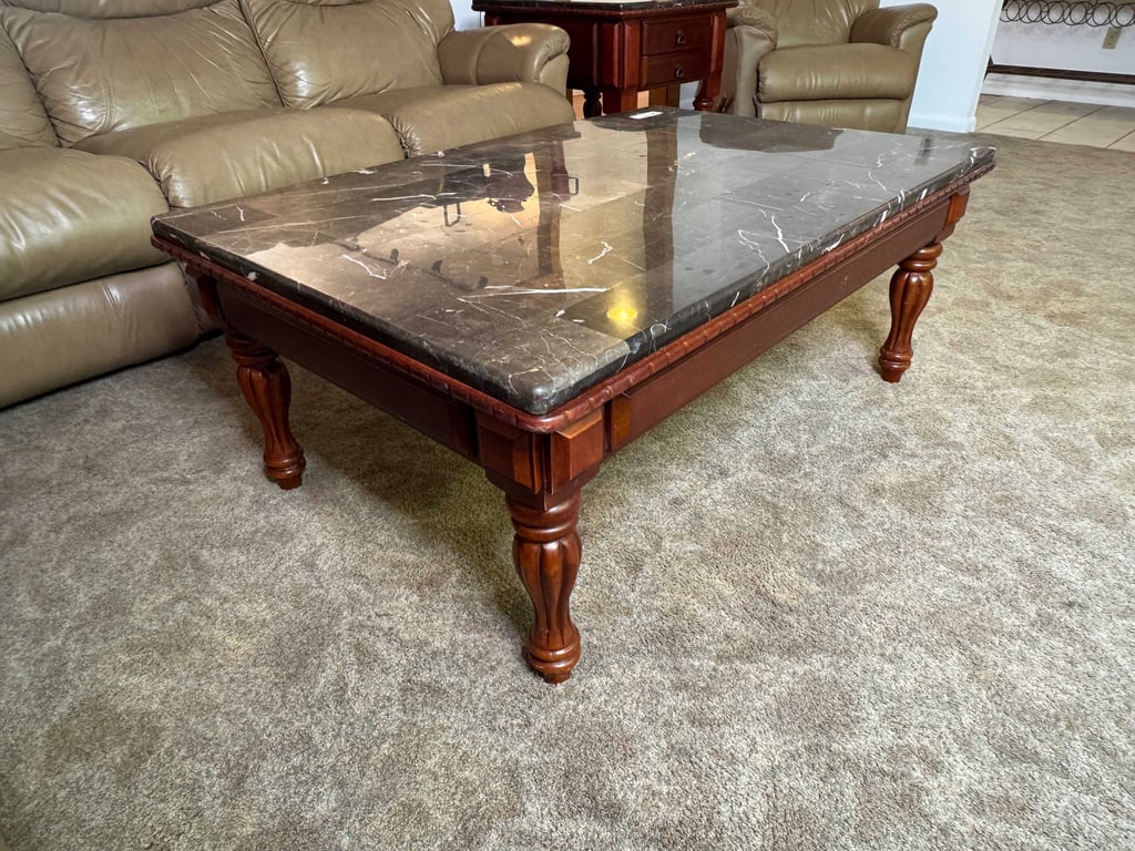 3 pc matching end table and coffee table - Image 6