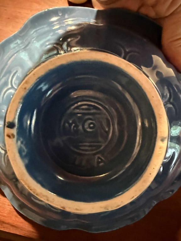 BLUE MCCOY MINI PITCHER W/BASIN - Image 2