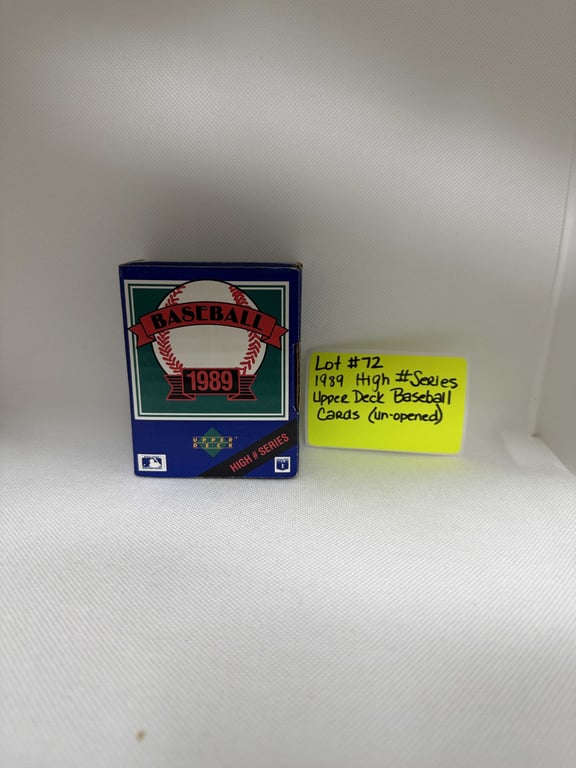 89 HIGH # SERIES UPPER DECK BASEBALL CARDS (UNOPENED)