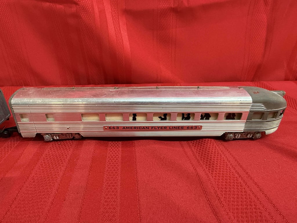 SET OF 4 A.C. GILBERT AMERICAN FLYER STEAMLINER SERIES - Image 5