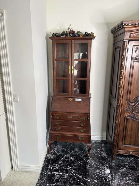 Queen Anne Style Secretary Desk
