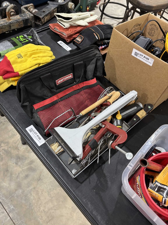 Craftsman Tool Bag & Tray of Misc Tools