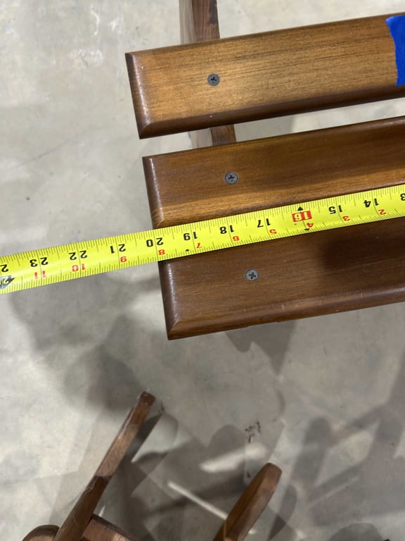 Small wooden bench - Image 3