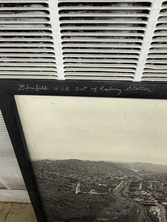 VTG BLACK & WHITE PHOTO OF BLUEFIELD, WV - Image 2