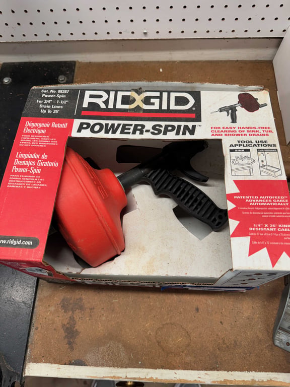 Ridgid power spin snake - Image 3