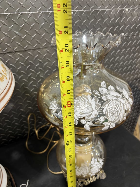 Vintage Hurricane Lamp - Image 6