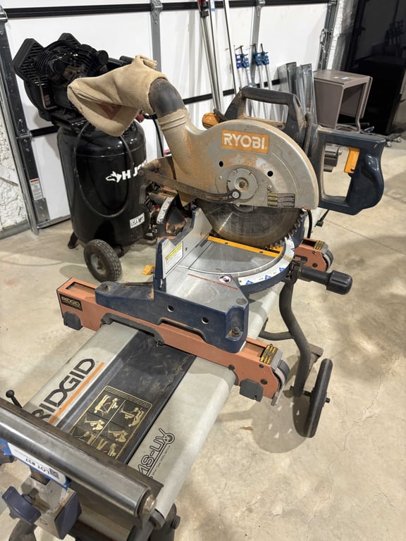 Ryobi Miter Saw & Ridgid Mobile Miter Saw Stand - Image 3
