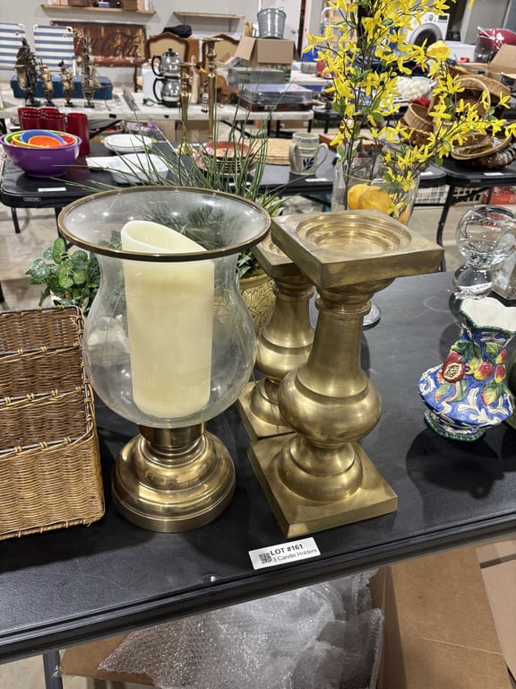 3 Candle Holders