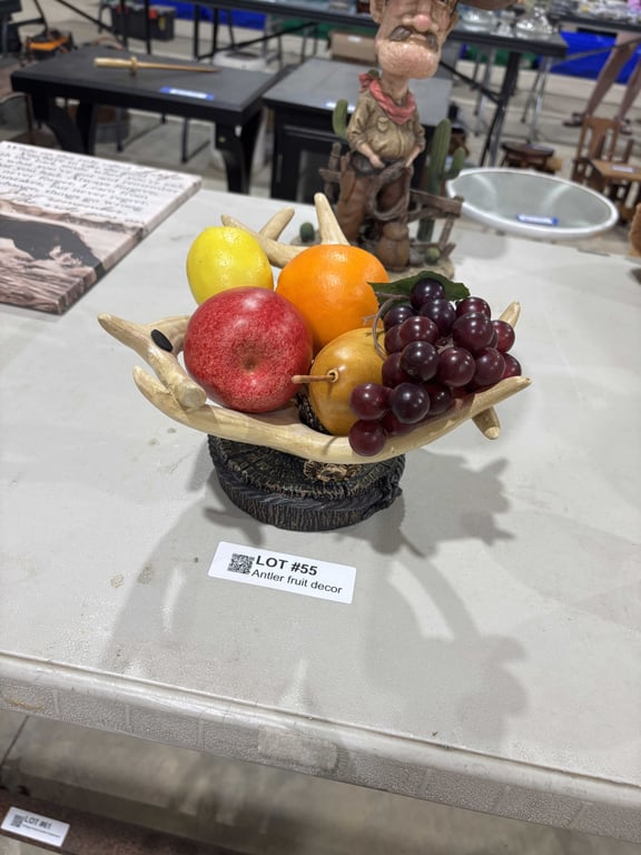 Antler fruit decor