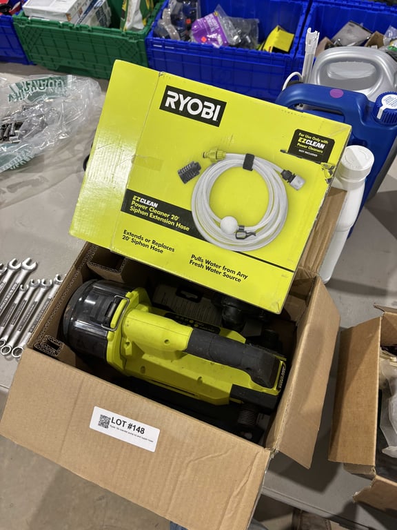 Ryobi 18v transfer pump kit and sypon hose