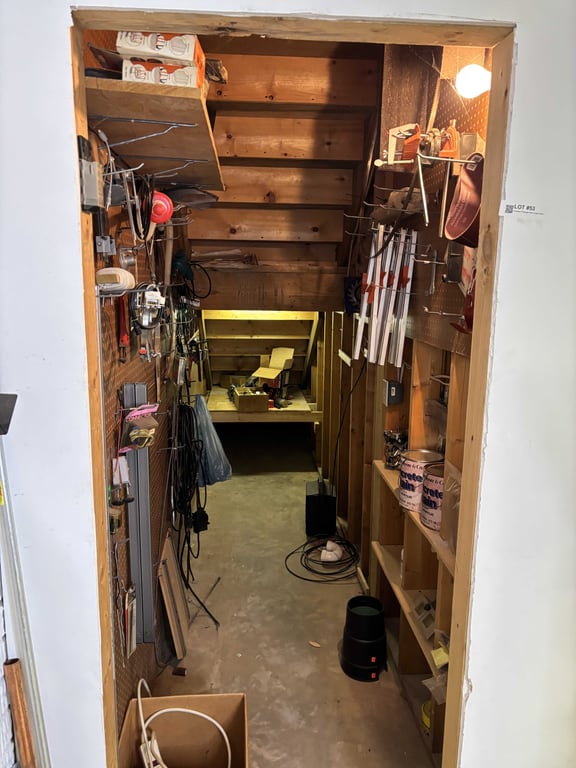 Contents of Storage Room Under Stairs