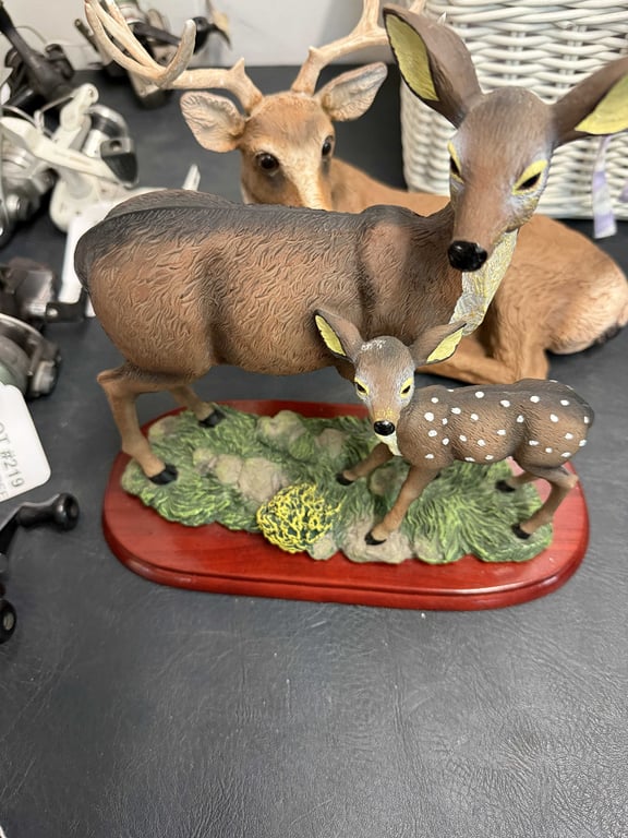 2 PCS HOMCO DEER DECOR