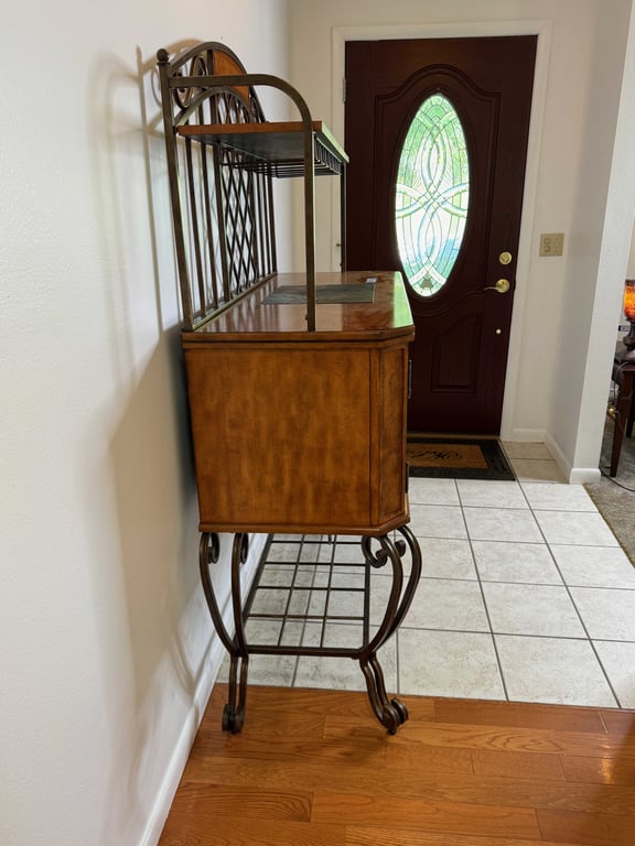 Iron framed wine rack - Image 4