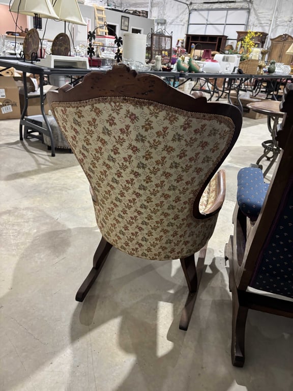 Antique Balloon Back Nursing Chair - Image 3