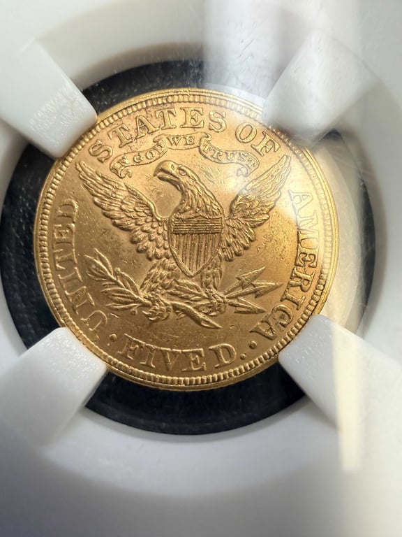 1895 $5 Gold Liberty - Image 3