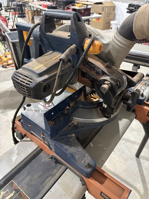 Ryobi Miter Saw & Ridgid Mobile Miter Saw Stand - Image 6