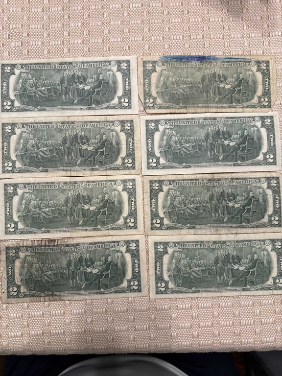 1976 $2.00 Bills (8) - Image 2