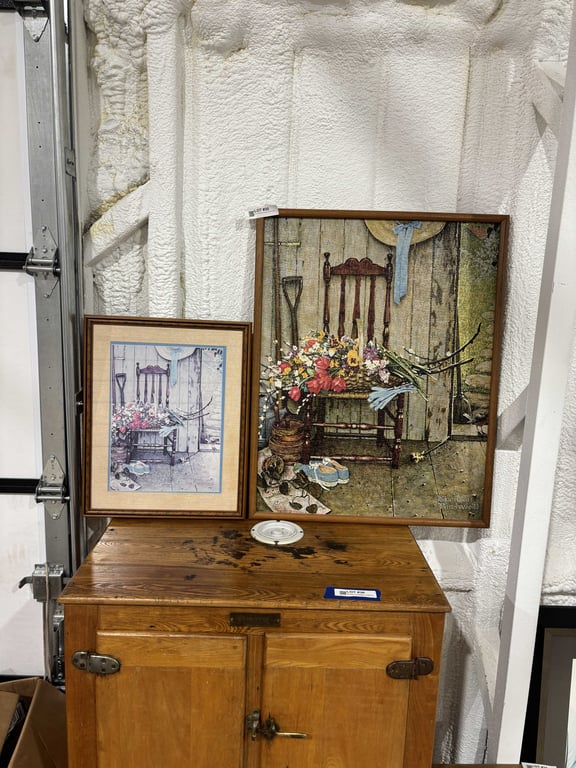 Norman Rockwell Puzzle Framed Picture and Print