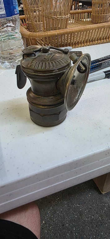 VTG. CARBIDE MINER'S LAMP