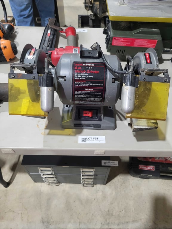 Craftsman 6" bench grinder